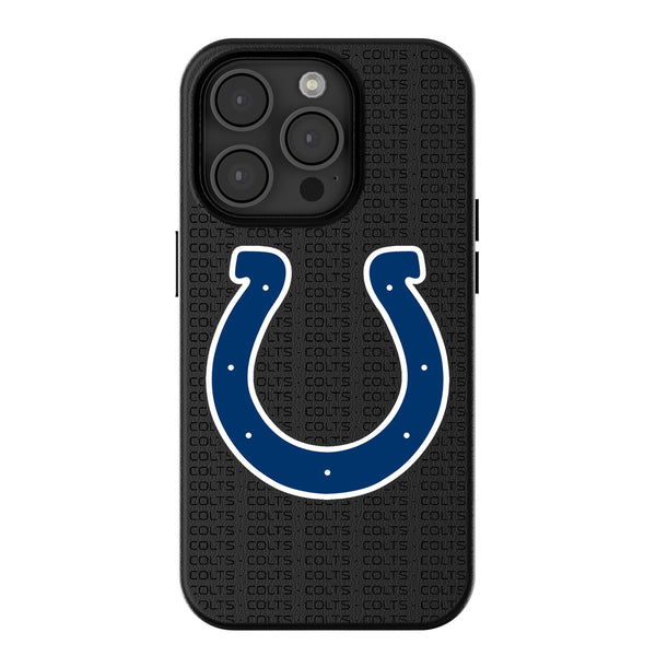 Indianapolis Colts Text Backdrop iPhone MagSafe Compatible Phone Case for Apple iPhone