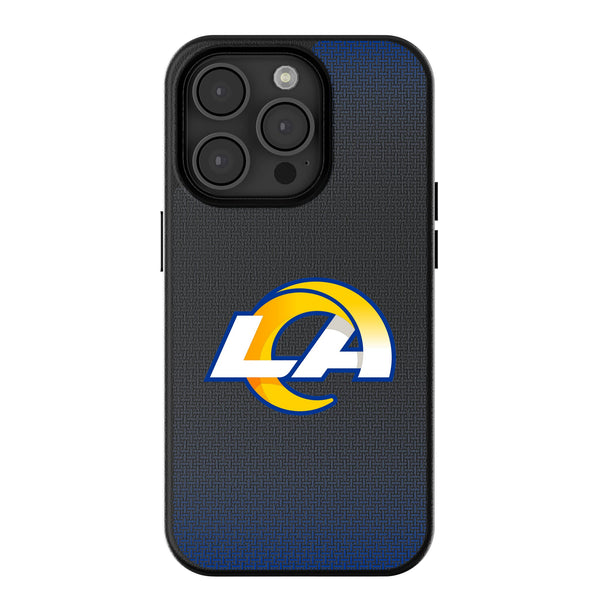 Los Angeles Rams Linen iPhone MagSafe Compatible Phone Case for Apple iPhone