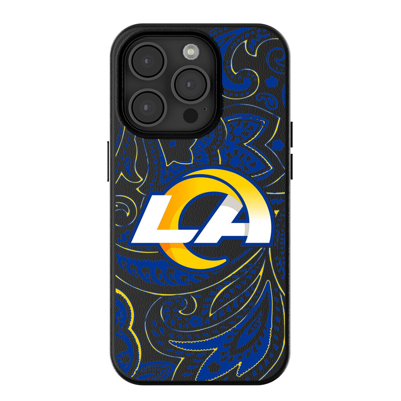 Los Angeles Rams Paisley iPhone MagSafe Compatible Phone Case for Apple iPhone