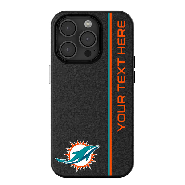 Miami Dolphins Personalized Sidebard iPhone MagSafe Compatible Phone Case for Apple iPhone