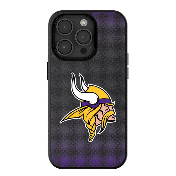 Minnesota Vikings Linen iPhone MagSafe Compatible Phone Case