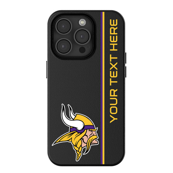 Minnesota Vikings Personalized Sidebard iPhone MagSafe Compatible Phone Case for Apple iPhone