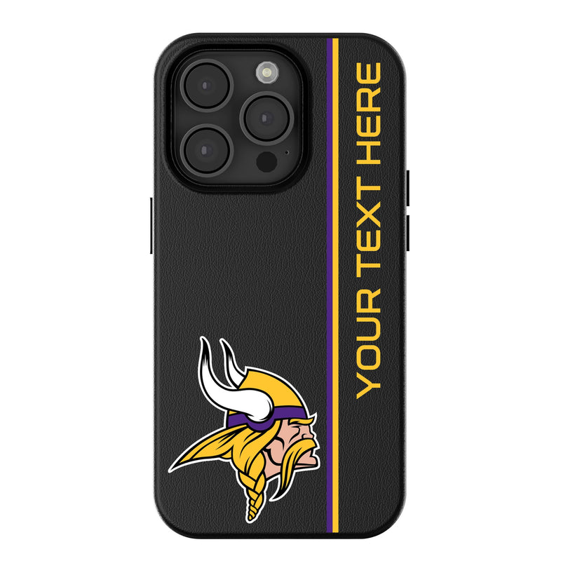 Minnesota Vikings Personalized Sidebard iPhone MagSafe Compatible Phone Case for Apple iPhone