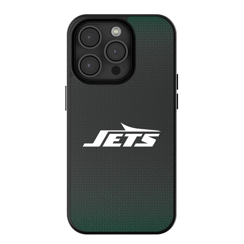 New York Jets Linen iPhone MagSafe Compatible Phone Case for Apple iPhone