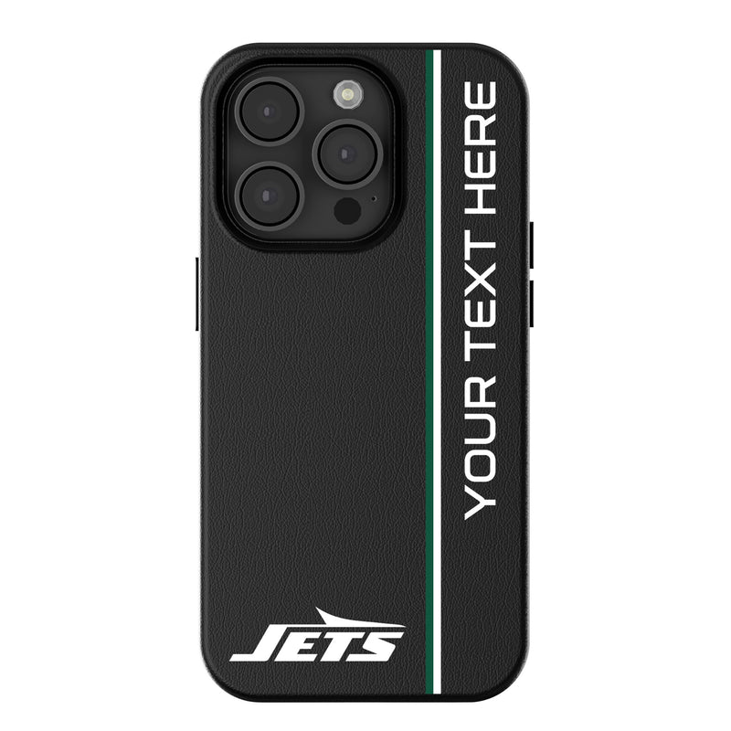 New York Jets Personalized Sidebard iPhone MagSafe Compatible Phone Case for Apple iPhone