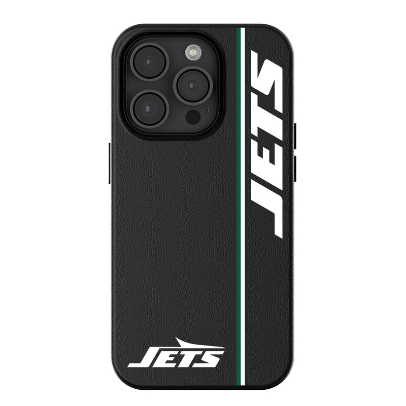 New York Jets Sidebar iPhone MagSafe Compatible Phone Case