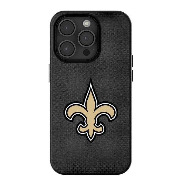 New Orleans Saints Linen iPhone MagSafe Compatible Phone Case for Apple iPhone