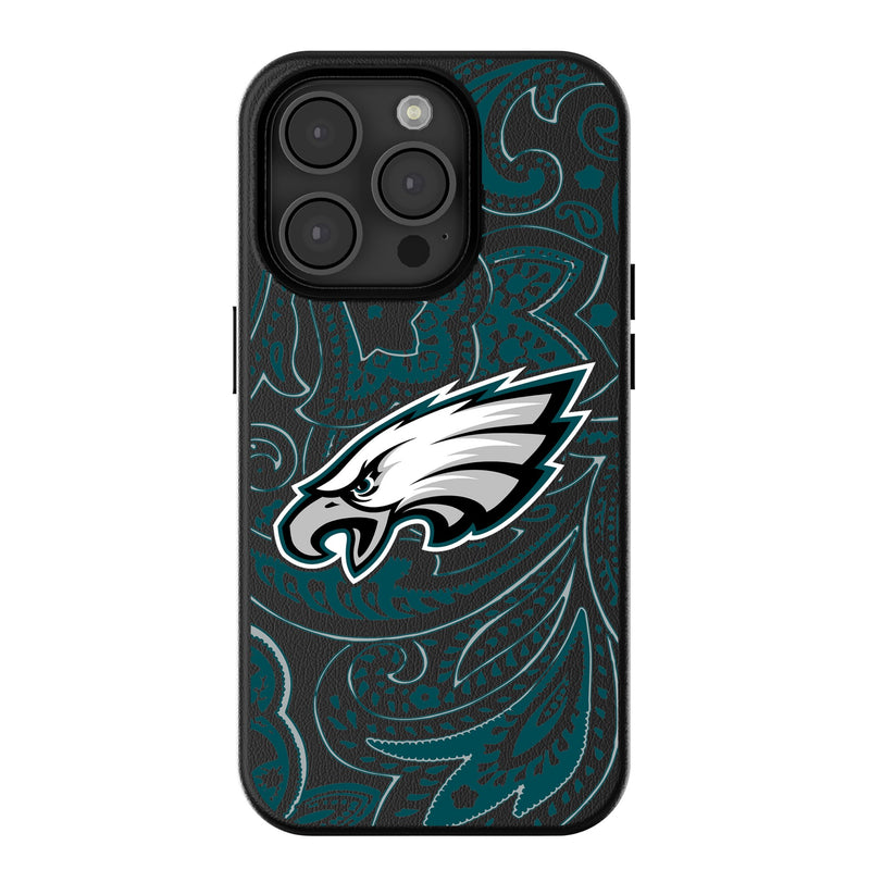 Philadelphia Eagles Paisley iPhone MagSafe Compatible Phone Case for Apple iPhone