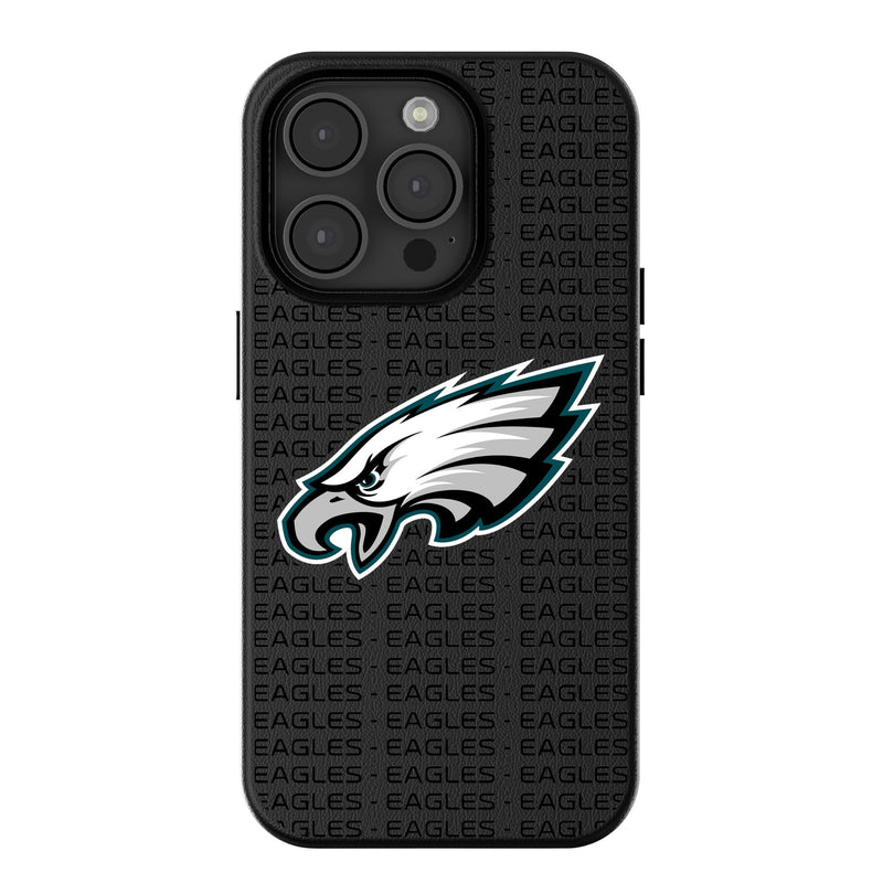 Philadelphia Eagles Text Backdrop iPhone MagSafe Compatible Phone Case for Apple iPhone