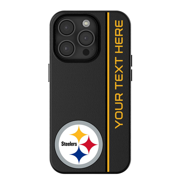 Pittsburgh Steelers Personalized Sidebard iPhone MagSafe Compatible Phone Case for Apple iPhone