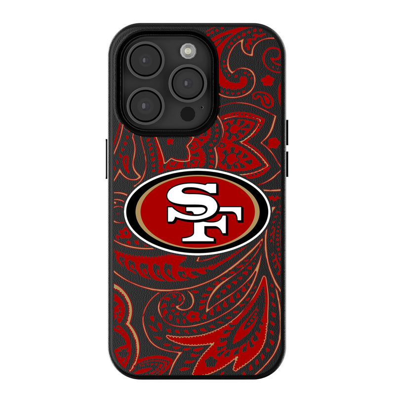 San Francisco 49ers Paisley iPhone MagSafe Compatible Phone Case for Apple iPhone