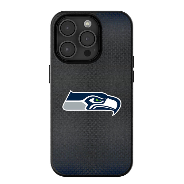 Seattle Seahawks Linen iPhone MagSafe Compatible Phone Case for Apple iPhone