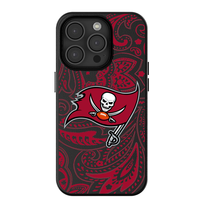 Tampa Bay Buccaneers Paisley iPhone MagSafe Compatible Phone Case for Apple iPhone