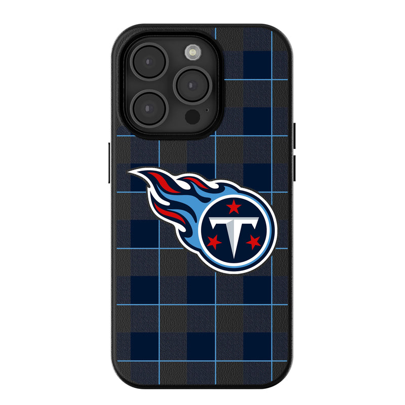 Tennessee Titans Plaid iPhone MagSafe Compatible Phone Case for Apple iPhone