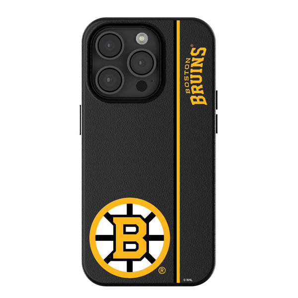 Boston Bruins Sidebar iPhone MagSafe Compatible Phone Case for Apple iPhone