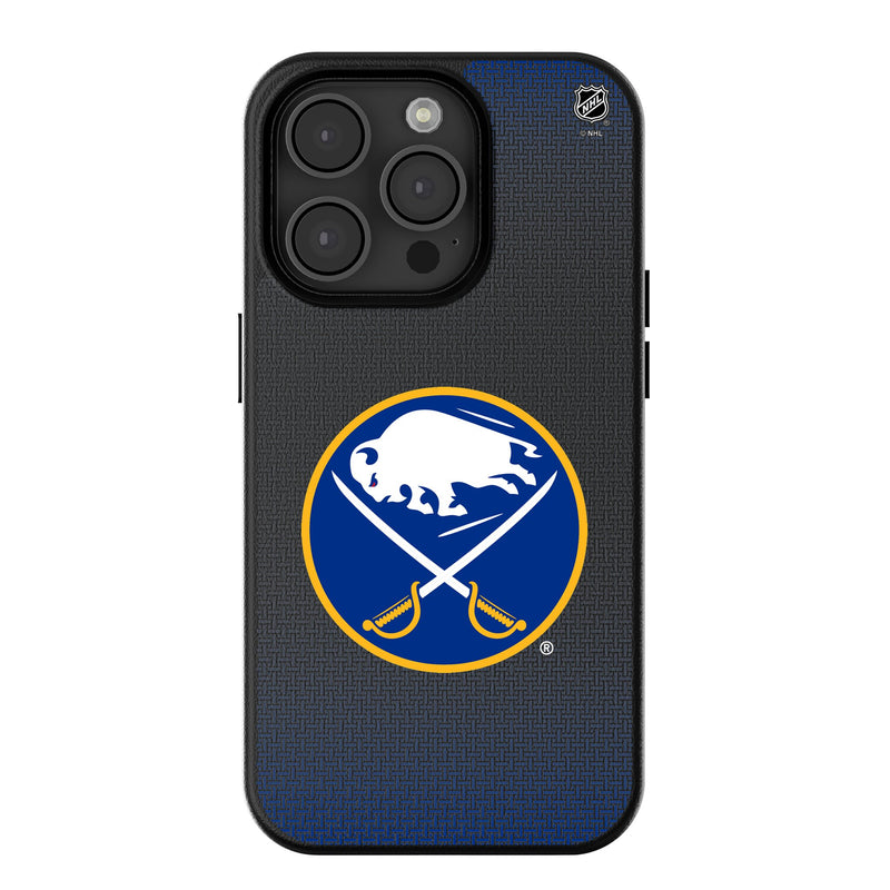 Buffalo Sabres Linen iPhone MagSafe Compatible Phone Case for Apple iPhone
