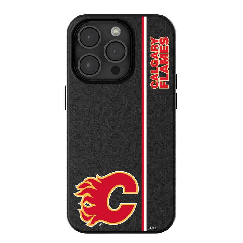 Calgary Flames Sidebar iPhone MagSafe Compatible Phone Case