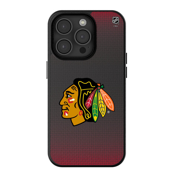 Chicago Blackhawks Linen iPhone MagSafe Compatible Phone Case for Apple iPhone