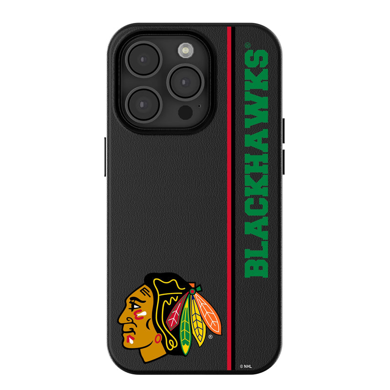Chicago Blackhawks Personalized Sidebard iPhone MagSafe Compatible Phone Case for Apple iPhone