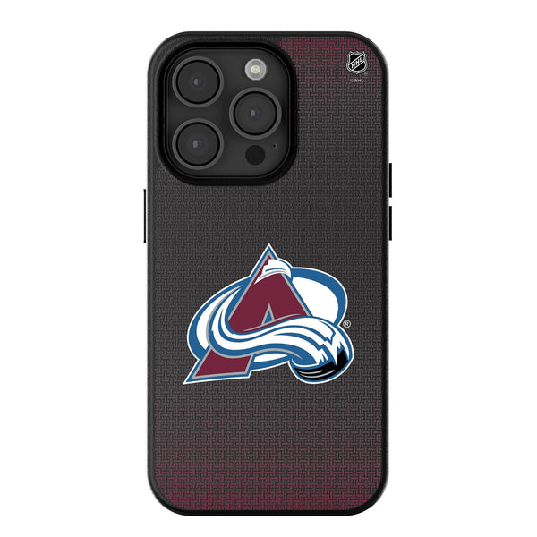 Colorado Avalanche Linen iPhone MagSafe Compatible Phone Case for Apple iPhone