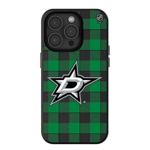 Dallas Stars Plaid iPhone MagSafe Compatible Phone Case