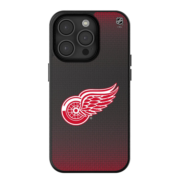 Detroit Red Wings Linen iPhone MagSafe Compatible Phone Case for Apple iPhone