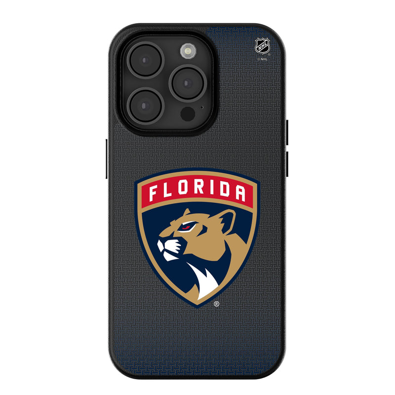 Florida Panthers Linen iPhone MagSafe Compatible Phone Case for Apple iPhone