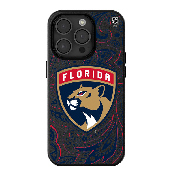 Florida Panthers Paisley iPhone MagSafe Compatible Phone Case