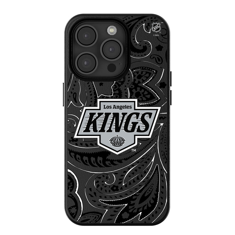 LA Kings Paisley iPhone MagSafe Compatible Phone Case