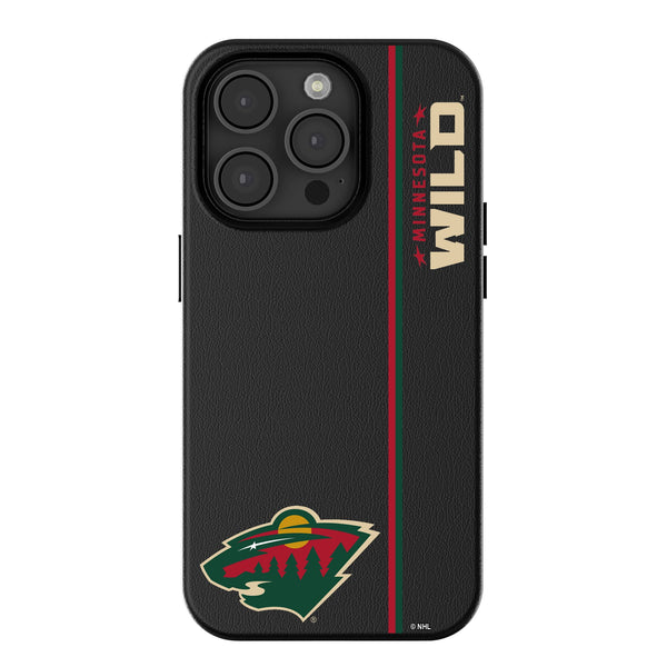 Minnesota Wild Sidebar iPhone MagSafe Compatible Phone Case