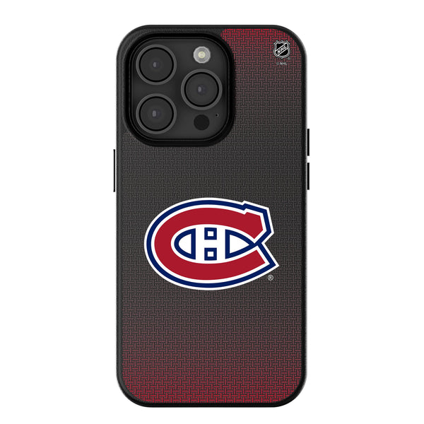Montreal Canadiens Linen iPhone MagSafe Compatible Phone Case for Apple iPhone