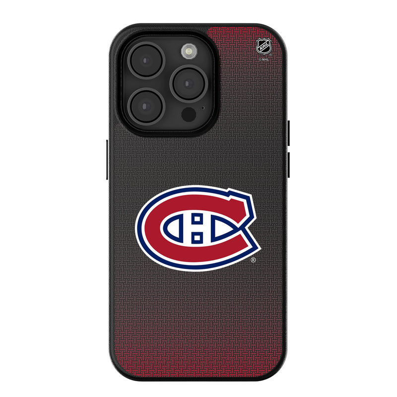 Montreal Canadiens Linen iPhone MagSafe Compatible Phone Case for Apple iPhone