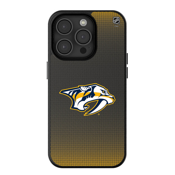 Nashville Predators Linen iPhone MagSafe Compatible Phone Case for Apple iPhone