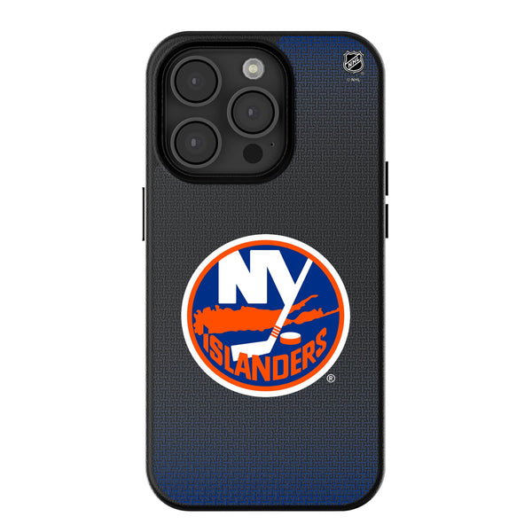 New York Islanders Linen iPhone MagSafe Compatible Phone Case for Apple iPhone