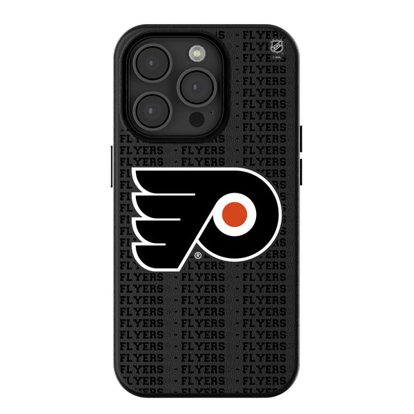 Philadelphia Flyers Text Backdrop iPhone MagSafe Compatible Phone Case for Apple iPhone