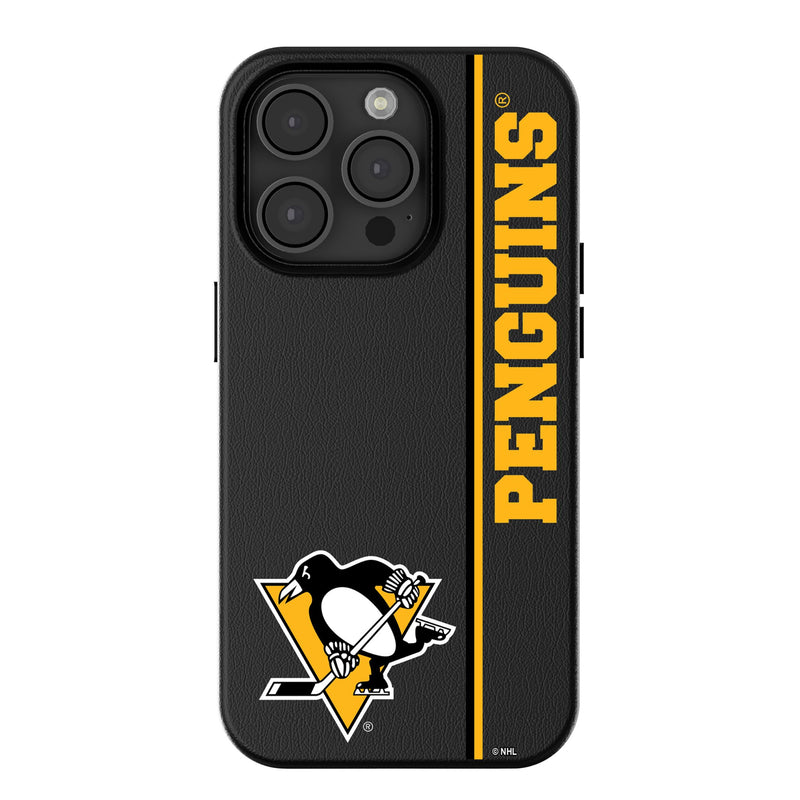 Pittsburgh Penguins Personalized Sidebard iPhone MagSafe Compatible Phone Case for Apple iPhone