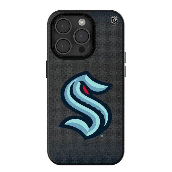 Seattle Kraken Linen iPhone MagSafe Compatible Phone Case for Apple iPhone