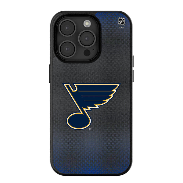 St. Louis Blues Linen iPhone MagSafe Compatible Phone Case for Apple iPhone