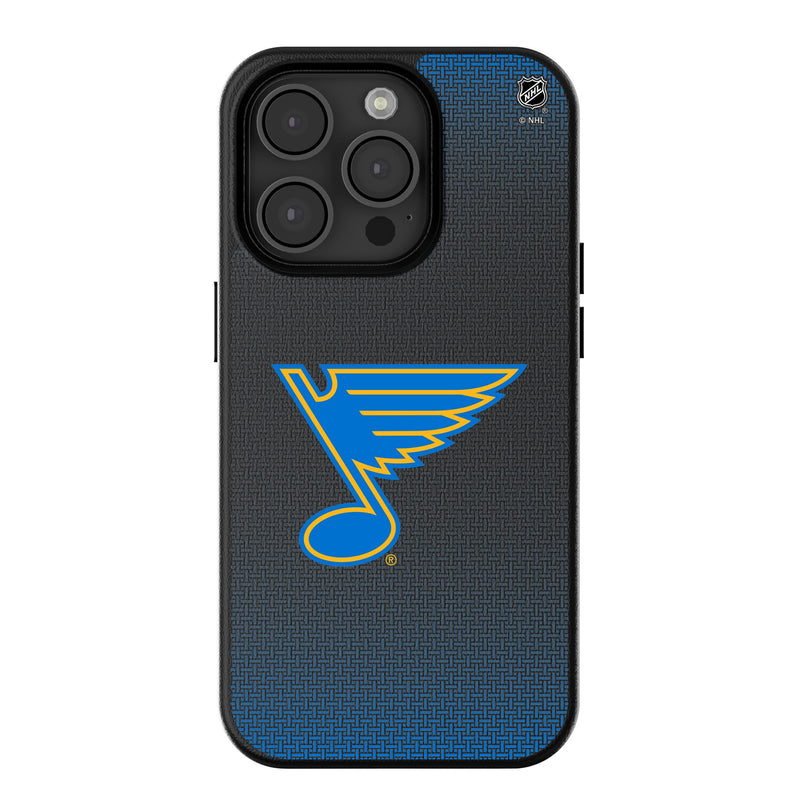 St. Louis Blues Linen iPhone MagSafe Compatible Phone Case for Apple iPhone