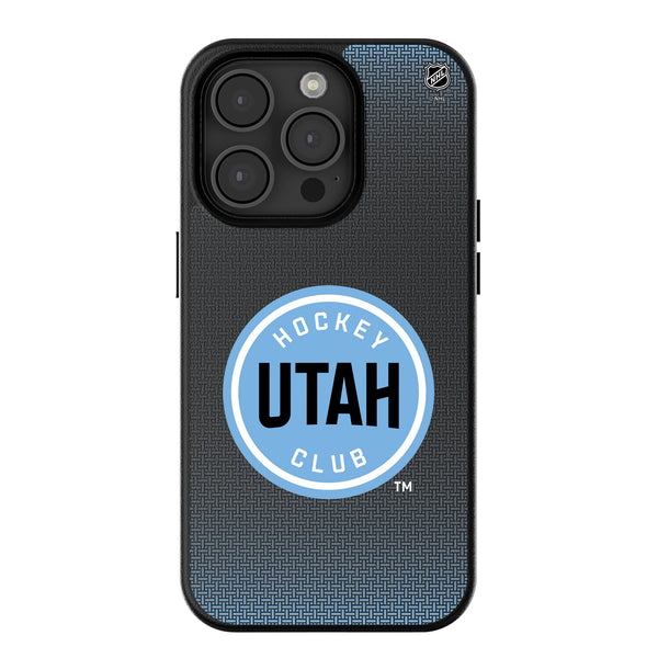 Utah Hockey Club Linen iPhone MagSafe Compatible Phone Case for Apple iPhone