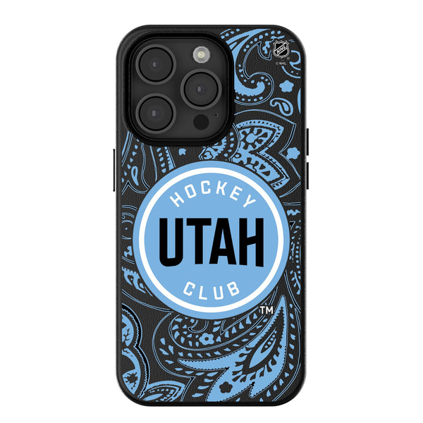 Utah Hockey Club Paisley iPhone MagSafe Compatible Phone Case for Apple iPhone