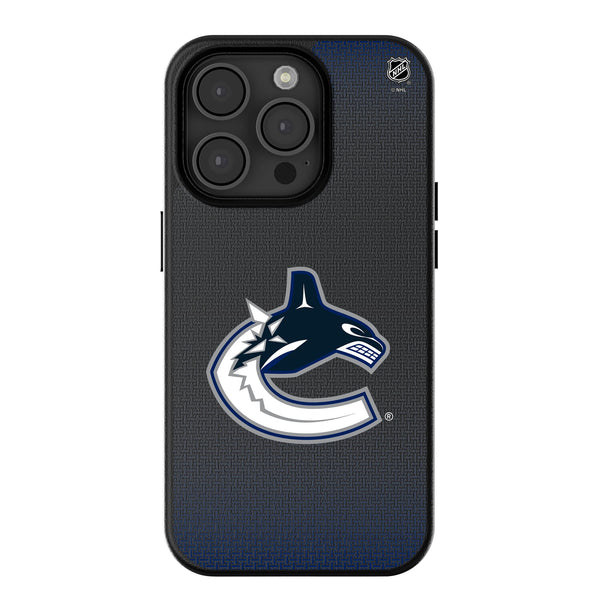 Vancouver Canucks Linen iPhone MagSafe Compatible Phone Case for Apple iPhone