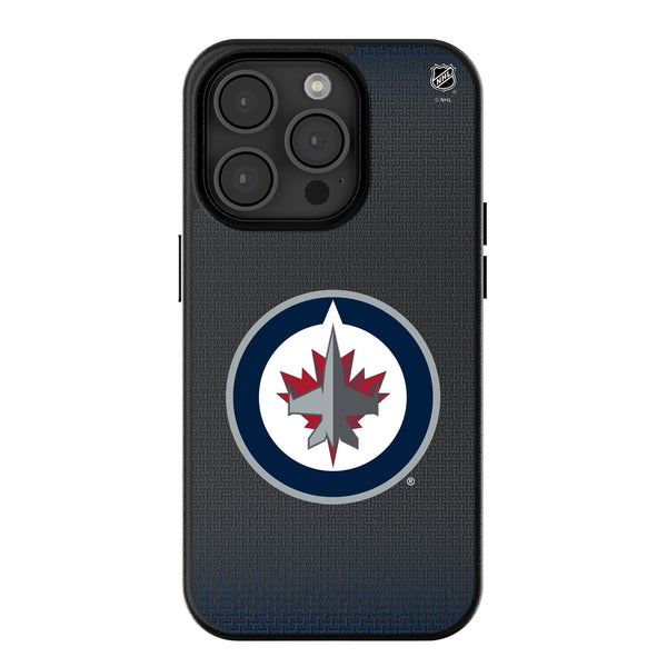 Winnipeg Jets Linen iPhone MagSafe Compatible Phone Case for Apple iPhone