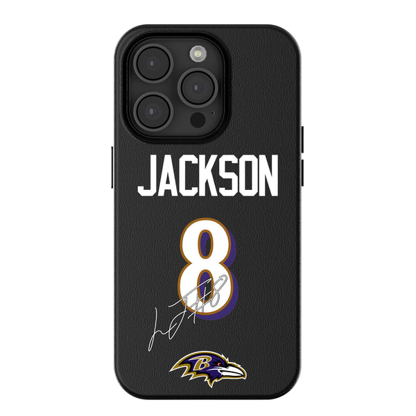 Lamar Jackson Baltimore Ravens 8 Ready iPhone MagSafe Compatible Phone Case for Apple iPhone