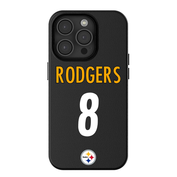 Aaron Rodgers Pittsburgh Steelers 8 Game Tactic iPhone MagSafe Compatible Phone Case for Apple iPhone