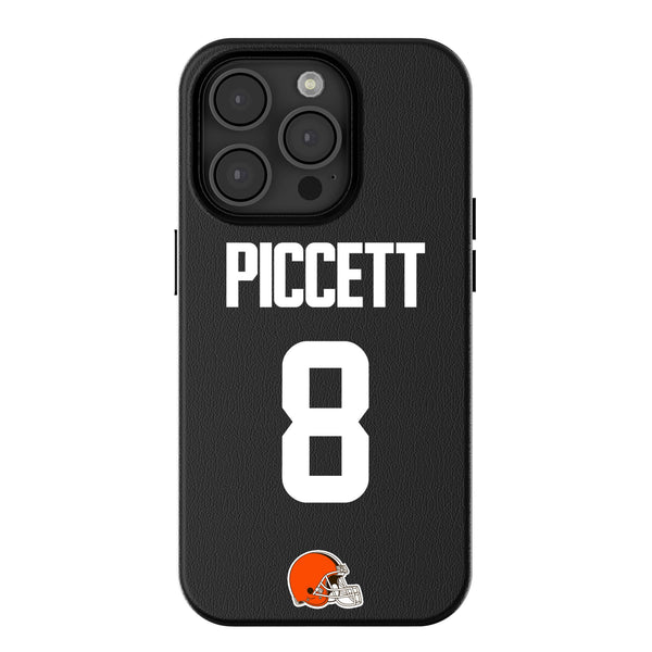 Kenny Pickett Cleveland Browns 8 Game Tactic iPhone MagSafe Compatible Phone Case for Apple iPhone