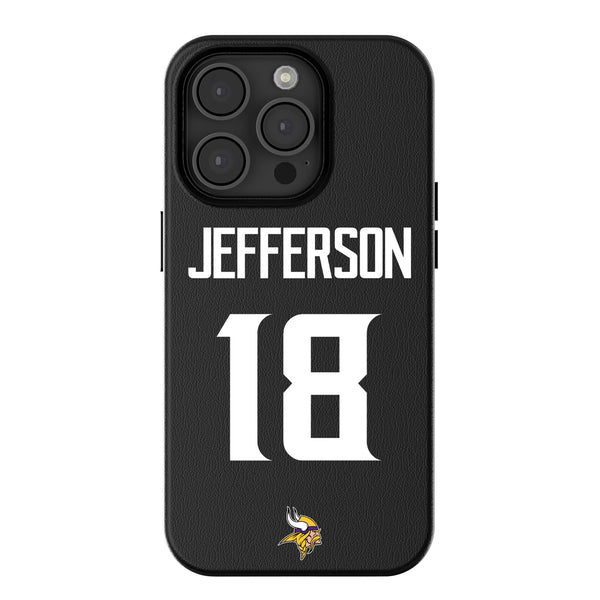 Justin Jefferson Minnesota Vikings 18 Ready iPhone MagSafe Compatible Phone Case for Apple iPhone