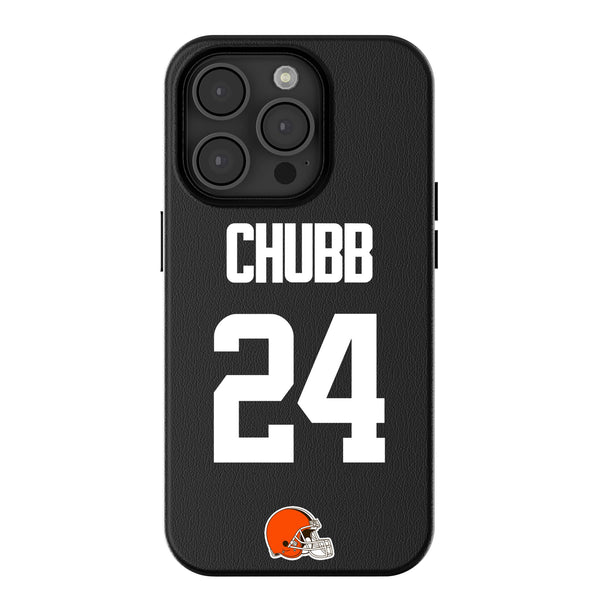 Nick Chubb Cleveland Browns 24 Ready iPhone MagSafe Compatible Phone Case for Apple iPhone