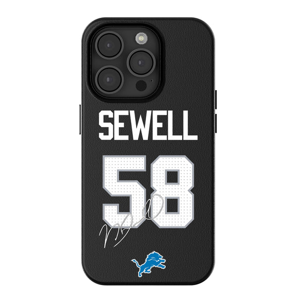 Penei Sewell Detroit Lions 58 Ready iPhone MagSafe Compatible Phone Case for Apple iPhone
