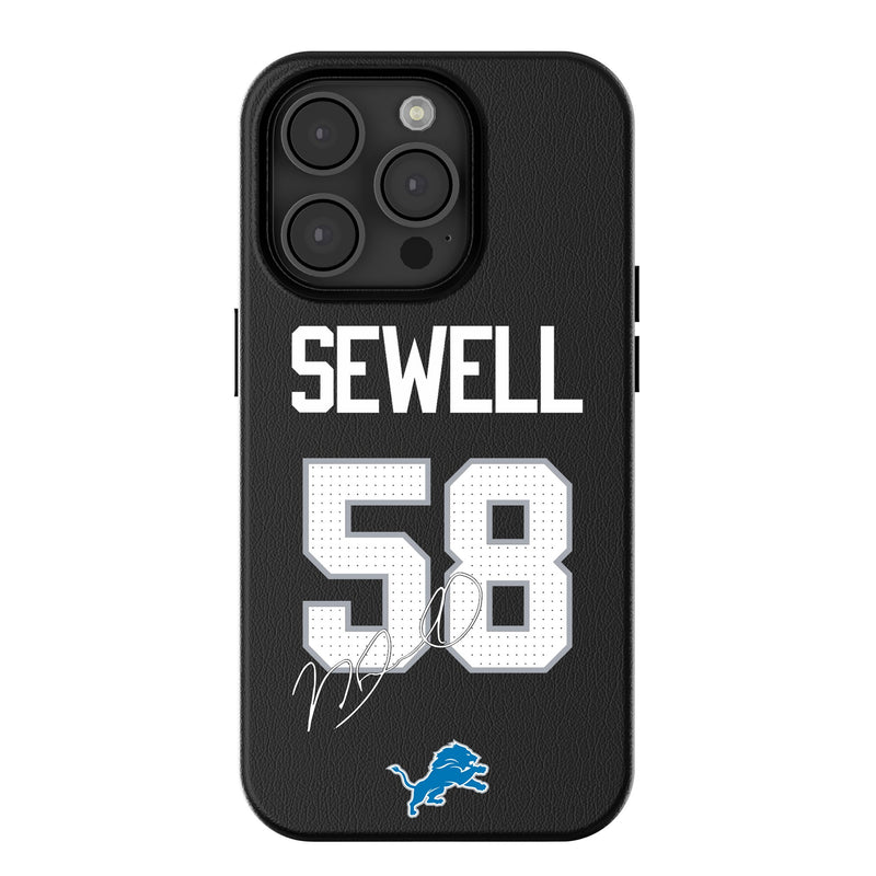 Penei Sewell Detroit Lions 58 Ready iPhone MagSafe Compatible Phone Case for Apple iPhone